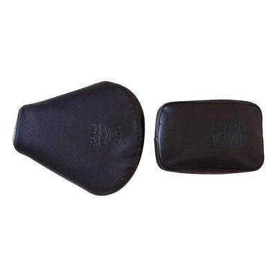 Allextreme PU Leather Bike Seat Cover- | Thick Cushioning | Anti-Slip | Water-Resistant | Split Cushion | with Brand Name Design Bike Accessories -for Royal Enfield Classic 350cc