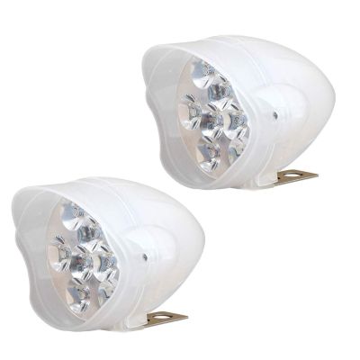 Allextreme EX9BMW2 9 LED Fog Light White Light Waterproof Mirror Mount Driving Work Lamp with Multicolor Beads for Motorcycles and Cars (15W, Multicolor Light, 2 PCS)