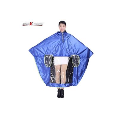 AllExtreme EXBMC2P Two Person Hooded Raincoat Waterproof Double Cover Poncho Rain Coat (Multicolour)