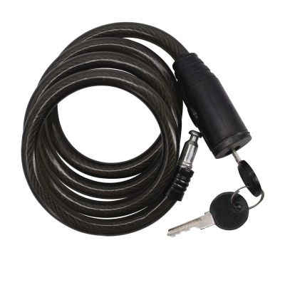 AllExtreme Cable Lock Anti-Theft Steel Keylock for Bike Luggage Helmet Locks with 2 keys (Multicolor)