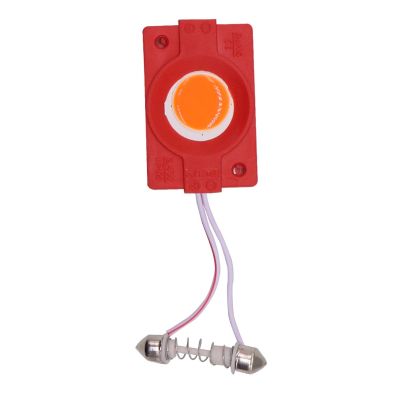 Allextreme EX09D1R LED Universal Car Interior Super Bright Roof Light Reading Dome Bulb Lamp with Festoon Holder (1.6W, Pink,1 Pc)