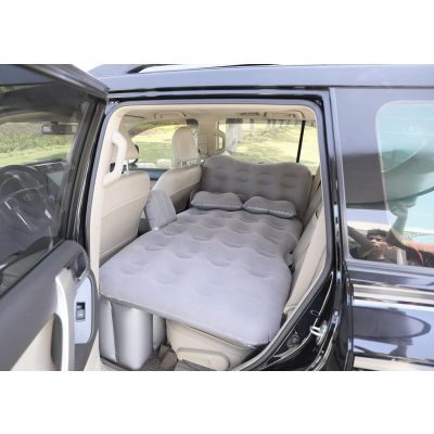 Allextreme M1 Multifunctional Inflatable Car Bed Mattress Universal Car Back Seat for Baby Travel Air Inflation with Two Air Pillows, Car Air Pump and Repair Kit (Random)