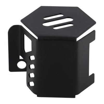 AllExtreme EXSTD04 Disk Brake Cover Bike Front Disc Fluid Oil Reservoir Stainless Steel Handle Tank Cap Custom Fit For Motorcycle Portable Sturdy Design (Black)