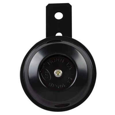 AllExtreme EXAHB1 TT Air Horn Siren Waterproof Super Loud Electric Honk for Car Bike Vans Motorcycle Boat Siren (12V, Black, 1 PC)