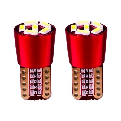 AllExtreme EXLB003 Universal T10 LED Parking Light 6 SMD Bright Interior Pilot License Plate Dome Indicator Lamp Bulb for Automobiles (3W, White, 2 Pcs)