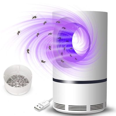 AllExtreme Bugs Killer Rechargeable Bug Killer Lamp USB Powered Insect Catcher for Home Office Balcony (Random Colour)