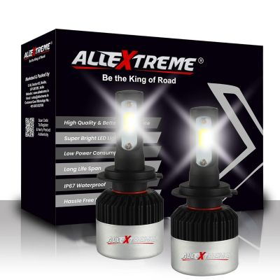 AllExtreme 72 Watt H11 Car LED Headlight 9000LM Super Bright Beam 6500K S2 Led Chips Conversion Kit Car Bulb Driving Headlamp Fog Light for SUVs Trucks Sedans