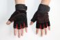 Allextreme EXHFG1R Cycling Gloves Mountain Bike Gloves Road Racing Bicycle Gloves Shockproof Gel Pad Breathable Riding Gloves Half Finger Biking Gloves (L)