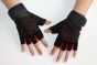 Allextreme EXHFG1R Cycling Gloves Mountain Bike Gloves Road Racing Bicycle Gloves Shockproof Gel Pad Breathable Riding Gloves Half Finger Biking Gloves (L)