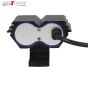 Allextreme EX2OEF1 2 LED Owl Eye Waterproof CREE LED Fog Light with High Beam/Low Beam Function for Bike/Motorcycle and Cars (20W, Black, 1 PC)