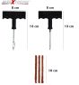AllExtreme Universal Tubeless Tyre Puncture Repair Kit Flat Tire Puncher Patch Tools (Model 6)