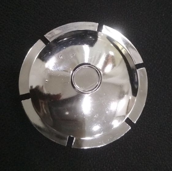 AllExtreme EXTBSAC Rear Suspension Plastic Chrome Axle Cap for Bullet Classic Electra and Standard 350cc and 500cc Motorcycles