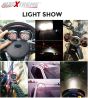 Allextreme EX9FWS2 Imported 9 LED Fog Light Spot Beam Water-Resistant Heavy Duty Pod Driving Work Lamp with Handlebar Switch for Motorcycle Bike Car (15W, White, 2 PCS)