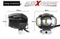 Allextreme EXFSUL2 Motorcycle LED Headlight Super Bright CREE Chip Off Road Driving Fog Lamp for Night Driving (20W, White Light, 2 PCS)