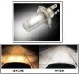 AllExtreme H4 HJG High Brightness Cob LED Headlight Bulb For Bikes, Cars, ATV, SUV (9W, 900LM, Pack of 1)