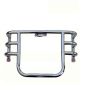 AllExtreme EXAFLGC Heavy Duty Metal Stainless Steel Air Fly Leg Guard Front Bike Safety Crash Bar Compatible for BS3 and BS4 Model Royal Enfield Bullet 350cc and 500cc (Chrome)