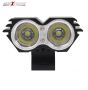 Allextreme EX2OEF1 2 LED Owl Eye Waterproof CREE LED Fog Light with High Beam/Low Beam Function for Bike/Motorcycle and Cars (20W, Black, 1 PC)