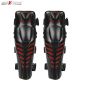 AllExtreme EXANSGP Breathable Adjustable Knee Pads Protection Motorcycle Racing Riding Unisex Knee Guard Armor Proctective Gear with Microfiber Towel (Black)