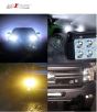 Allextreme EXMI6FL 6 LED Fog Light 4 Inch Double Output Power Spot Flood Water Resistant Driving Lamp for Motorcycle Bike Car Off-road ATV SUV (18W, 2 PCS)