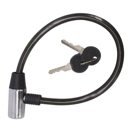 AllExtreme EXLMSH6 Heavy Duty Helmet Lock Anti-Theft Multipurpose Steel Cable Safety Lock with 2 Keys for Bike, Bicycle & Cycle (Color May Vary)
