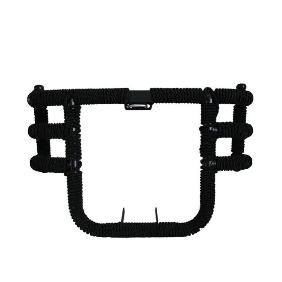 Allextreme with 3 Rod Bars Leg Guard with Wrapped Rope for Royal Enfield Bullet Standard, Royal Enfield Bullet Classic