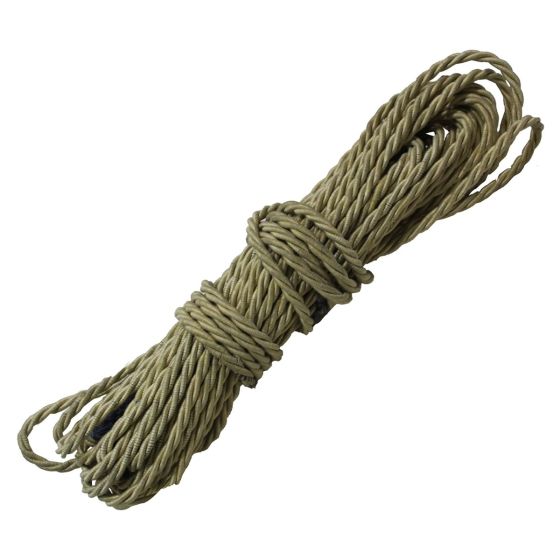 AllExtreme EX28LGR High Strength Leg Guard Rope Synthetic Towing Securing Rope Compatible for Bullet, Cars, Motorcycles, ATV and UTV (28M, Brown)