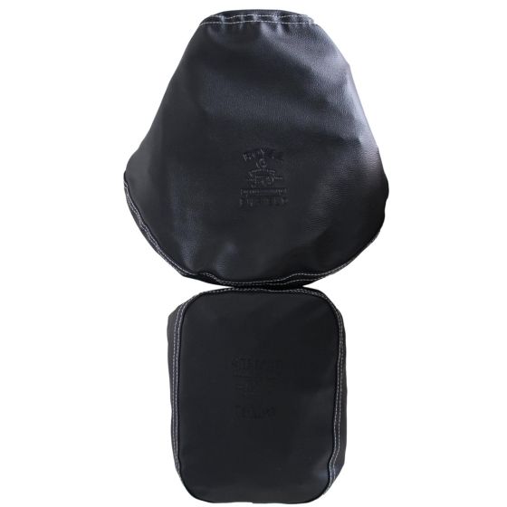 Allextreme Motorcycle Seat Cover PU Leather Anti Skid Split Water-Resistant Bike Cushion Compatible with All Motorcycles- (Black, Model-12)