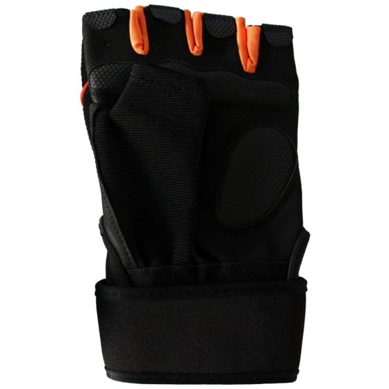 Allextreme AESG08 Half Finger Bike Gloves MLXL Breathable with Microfiber Leather Anti slip Shock absorbing 3MM Sponge Pads Design for MenWomen Road Racing Orange