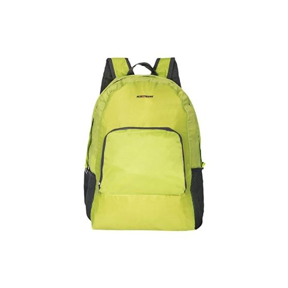 Allextreme Multipurpose Foldable Backpack For Men & Women Lightweight Water Resistant Bag For Occasional Travel, Hiking, Outdoor Tour, Day-To-Day Use (Lemon Green)