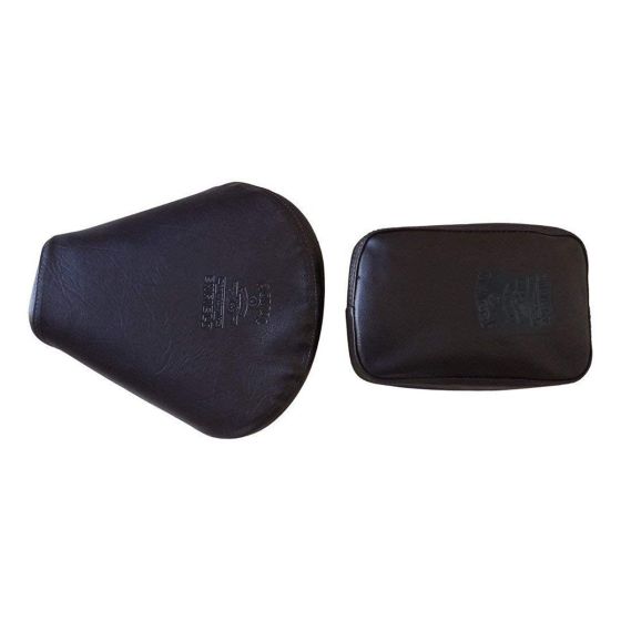 Allextreme PU Leather Seat Cover Cushion Durable, Reinforced Stitching, Comfortable, Classic Design, Dustproof & Waterproof for Motorcycle (Model-16)