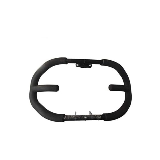 Allextreme PU Padded Foam Metal 8 Bend Safety Leg Crash Guard for Royal Enfield Bullet Classic 350/500, Standard and Electra
