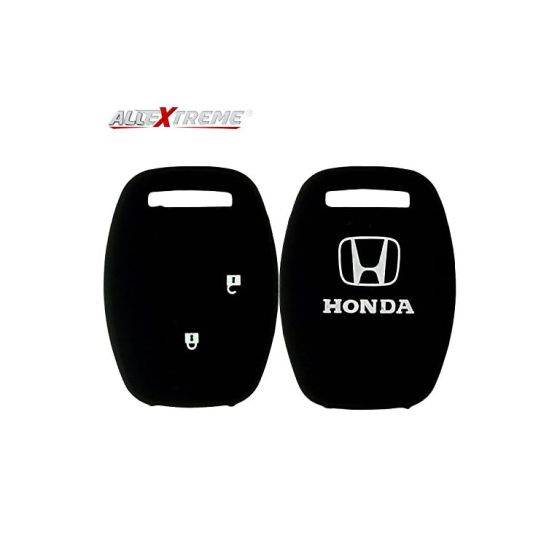 AllExtreme 2-Button Black Car Remote Silicone Key Case for Honda City/Civic/Jazz/Mobilio/Amaze/CRV/Brio