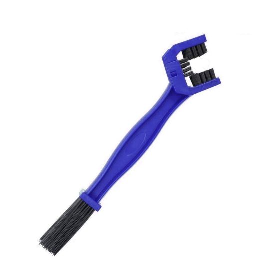 AllExtreme CYL-06-T Multi-Purpose Bike Chain Cleaner Brush with Soft & Long Bristles Ideal for Quick Cleaning of Cycles, Motorcycles (Blue)