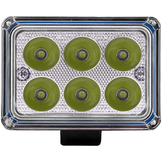 Allextreme EX6FO1P 6 LED Fog Light Bar Waterproof High Beam Off Road Driving Work Lamp for Motorcycle and Cars (18W, White Light, 1 PC)