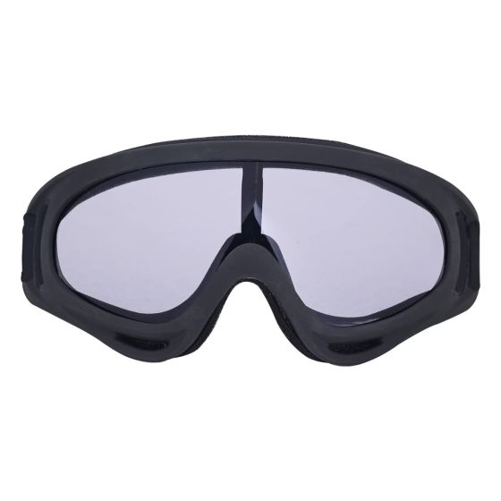 Allextreme EXGRM1P Unisex Ski Snow Goggles with Windproof, Dustproof, UV Protection & Anti-Glare Lens for Riding and Skiing (Dark Matte Black)