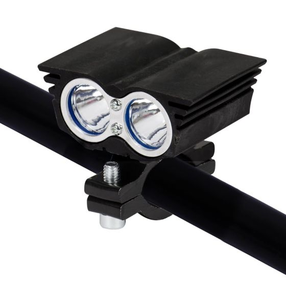 Allextreme EX2OEF1 2 LED Owl Eye Waterproof CREE LED Fog Light with High Beam/Low Beam Function for Bike/Motorcycle and Cars (20W, Black, 1 PC)