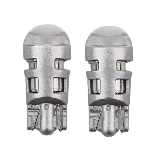 Allextreme EXTSBCW Universal T10 LED Parking Light 5630 CMD Super Bright Interior Pilot License Plate Dome Indicator Lamp Bulb for Car Bike and Motorcycle (3W, Silver, 2 PCS)