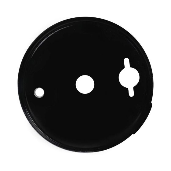 AllExtreme TBBS-099 Rear Brake Shoe Plate Cover for Old Model Bullet Classic Electra and Standard 350cc and 500cc Motorcycles (6 Inch, Black)