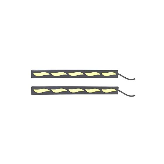 AllExtreme EXDLRW1 Universal Daytime Running Light Waterproof Working Lights Flexible LED DRL Driving Lamp for All Bikes and Cars (White)