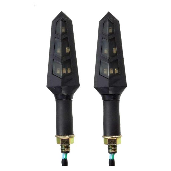 Allextreme EXAIAB2 Universal Super Bright Turn Signal Indicator Light Bike Front/Rear Side Indicator Blinker Bulb for Motorcycles & Bikes (12V, Blue, 2 PCS)