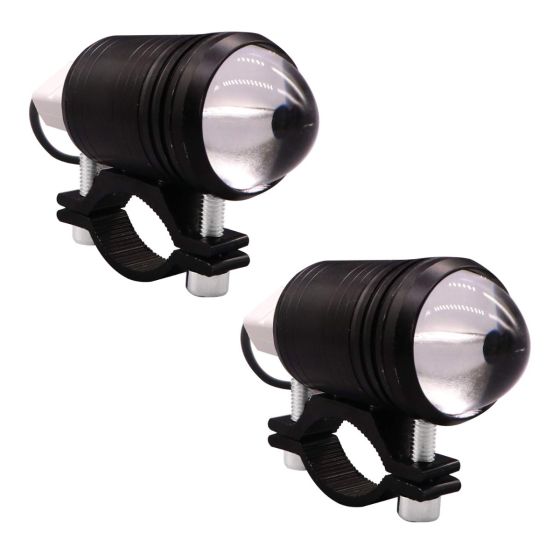 Allextreme AXU102 CREE LED Fog Light 12V Projector Lamp Waterproof Driving Headlight for Car and Motorcycle 25W (Pack of 2)