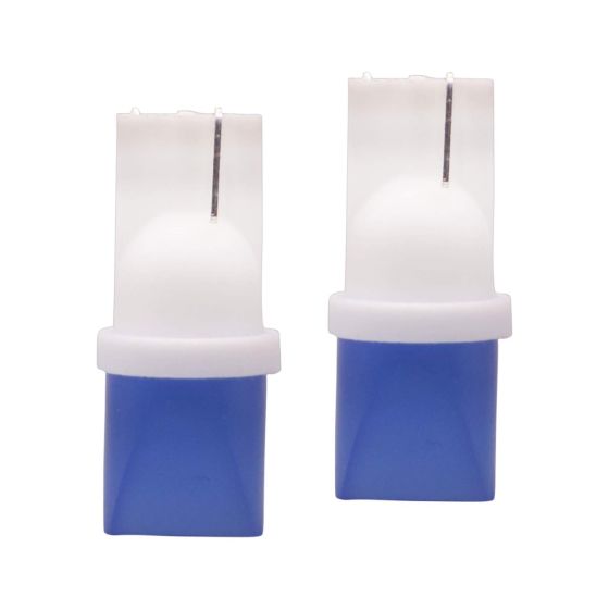 Allextreme EXT101B Universal T10 LED Parking Light Super Bright Interior Pilot License Plate Dome Indicator Lamp Bulb for Car Bike and Motorcycle (1W, Blue, 2 PCS)