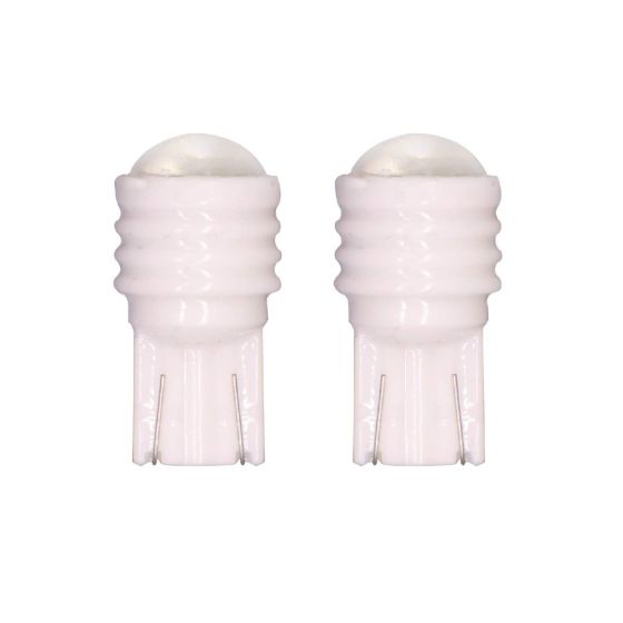 Allextreme EXT021W Universal T10 LED Parking Light Super Bright Interior Pilot License Plate Dome Indicator Lamp Bulb for Car Bike and Motorcycle (1W, White, 2 PCS)