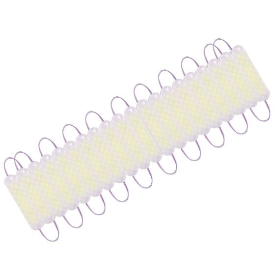 Allextreme EXMIL9W 9 LED Module Light Interior Exterior 12V 5730 Injection Decorative Lamp with Adhesive Backside for Car, Home & Decoration (20 Strips, White)