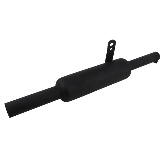 AllExtreme TBSL047B Indori Model Exhaust Silencer for BS3 and BS4 Model Bullet 350cc and 500cc (Black)