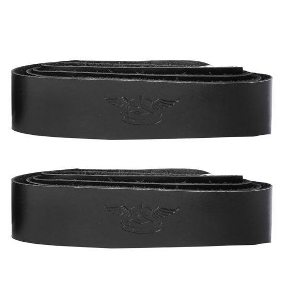 Allextreme EXNHGL1 PU Leather Handlebar Grip Tape, Non-Slip EVA Foam, Durable, Weather Resistant, Waterproof Accessory for Car & Bike (2 Pcs, Black)