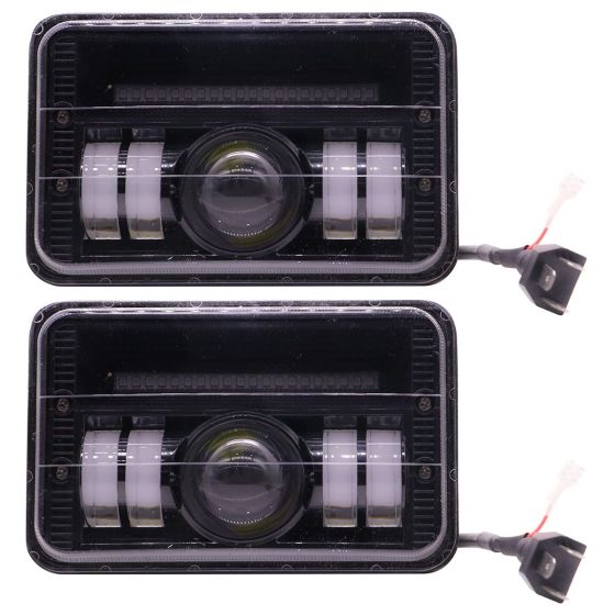 Allextreme EXSS02S LED Headlight Lamp Universal Waterproof Off Road Driving CREE LED Fog Light for Bike, Jeep and Cars (White, Pack - 2)