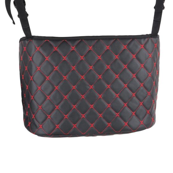 Allextreme EX-IT-01-R Trunk Organizer Backseat Large Anti-Slip Storage Hanging Utility Tool Space Saver Bag for Cars, SUVs & Trucks (Red)