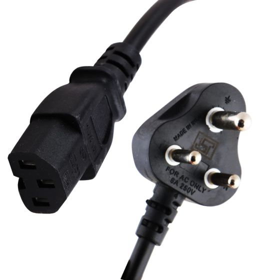 Allextreme Computer Power Cable CPU ISI Power Cable Cord for Desktop PC, Monitor, SMPS, and Printer Long-Lasting 1.8 Mtr