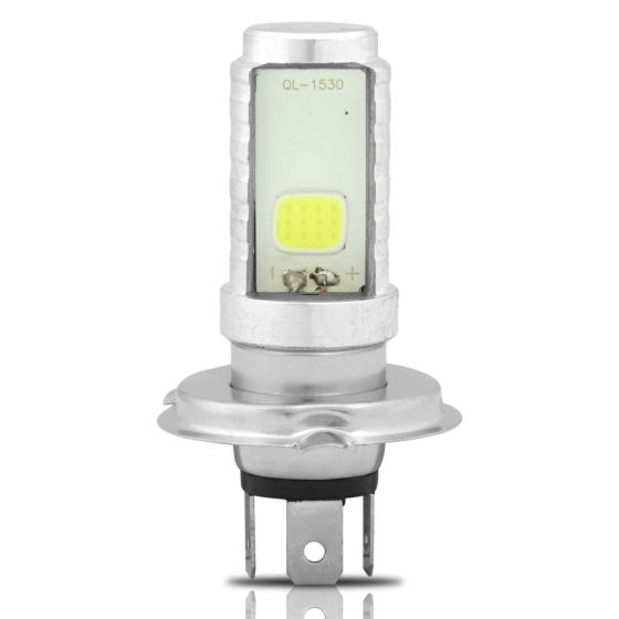 Allextreme Car COB LED H4 6000K Headlight 30 Watt 3500LM Driving Headlamp Super Bright Beam Chip Fog Light for SUVs Trucks Sedans Motorcycle (White)